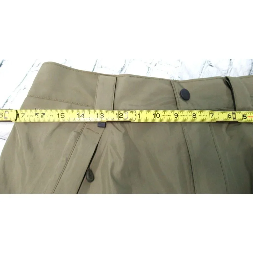 Cloudveil Goretex Footed Ski Snow Outdoor Pants Unisex Size Medium Tan Brown - Picture 8 of 8
